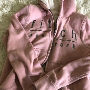 Abercrombie and Fitch kids fuzzy jacket